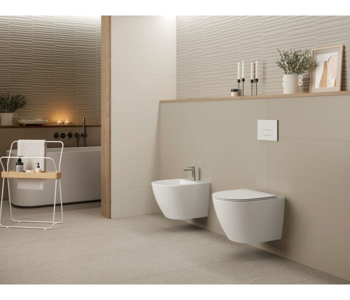 Pack inodoro suspendido + cisterna empotrada Bruntec Lisboa Ambiente 7