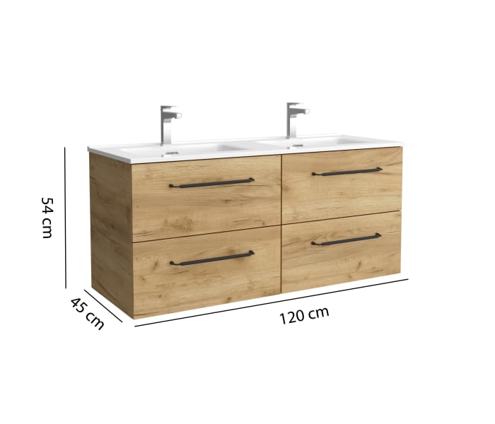 Conjunto mueble de baño Salgar Morai Croquis 7