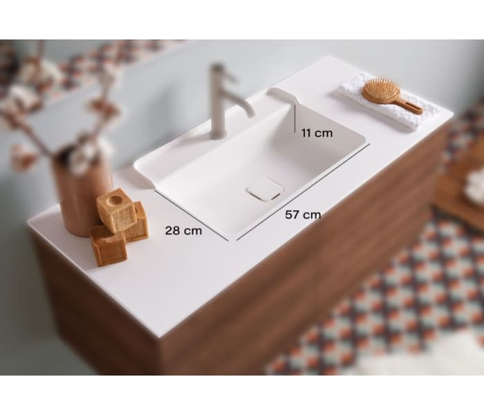 Lavabo encastrado Bruntec Amalfi Croquis 1