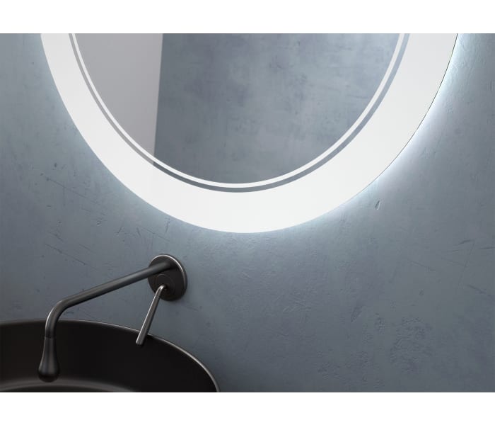 Espejo de baño con luz LED Eurobath Lampedusa Detalle 1