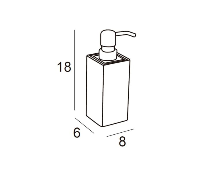 Dosificador de jabón Manillons Torrent, Natura 1900 Croquis 1