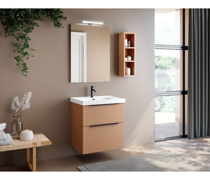 Mueble de baño Nordic con encimera encastrada