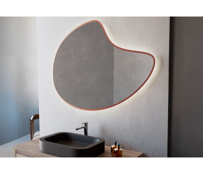 Espejo de baño con luz LED de Bruntec Flow Principal 3