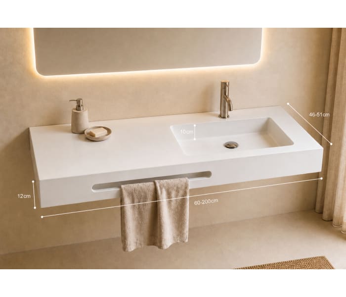 Lavabo suspendido Bruntec Ideal Croquis 4