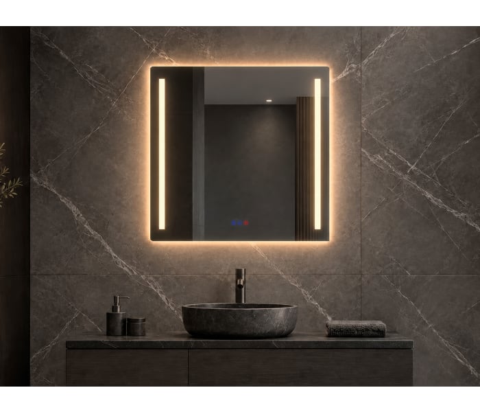 Espejo de baño con luz LED Bruntec Liberty Principal 1