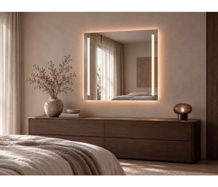 Espejo de baño con luz LED Bruntec Liberty Principal 4