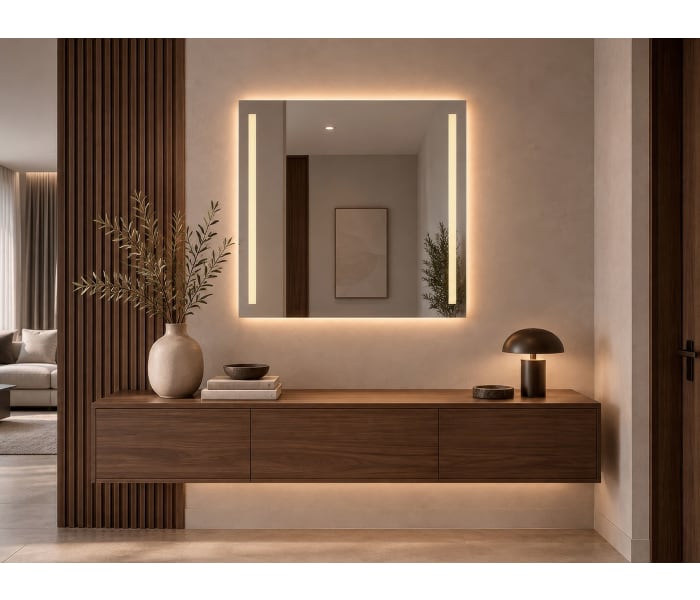 Espejo de baño con luz LED Bruntec Liberty Principal 3