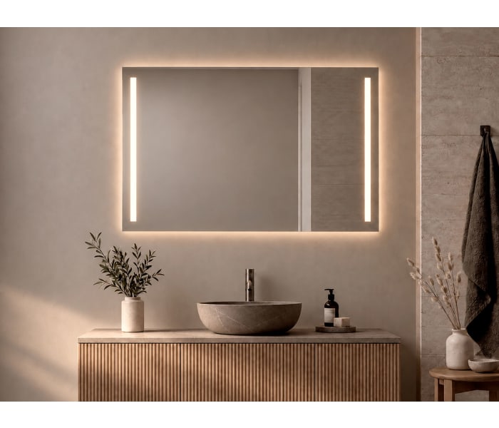 Espejo de baño con luz LED Bruntec Liberty Principal 0