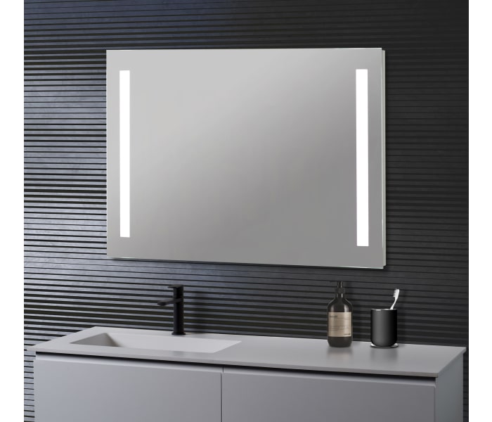 Espejo de baño con luz LED Bruntec Liberty Principal 1