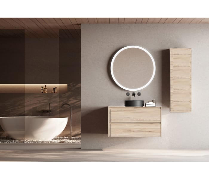 Mueble de baño con encimera de madera Visobath Índico Principal 3