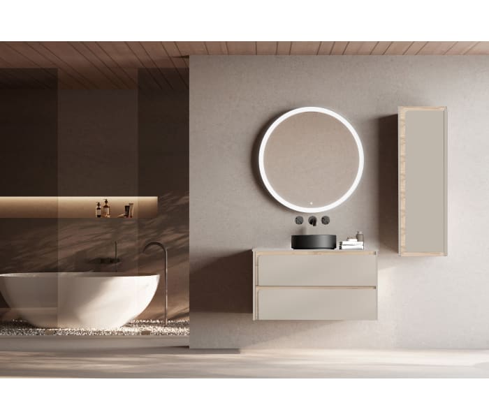 Mueble de baño con encimera de madera Visobath Índico Principal 4