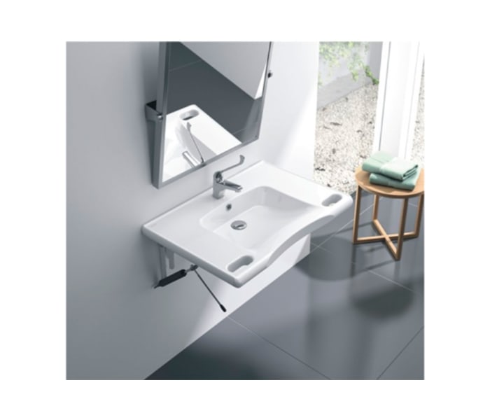 Lavabo suspendido Unisan New Wccare PMR Ambiente 3