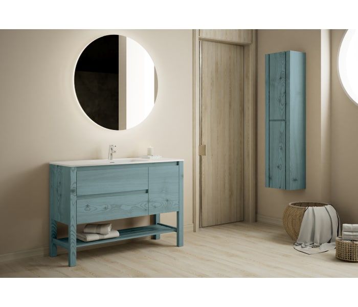 Conjunto de mueble de baño de madera maciza Bruntec Laponia Principal 2