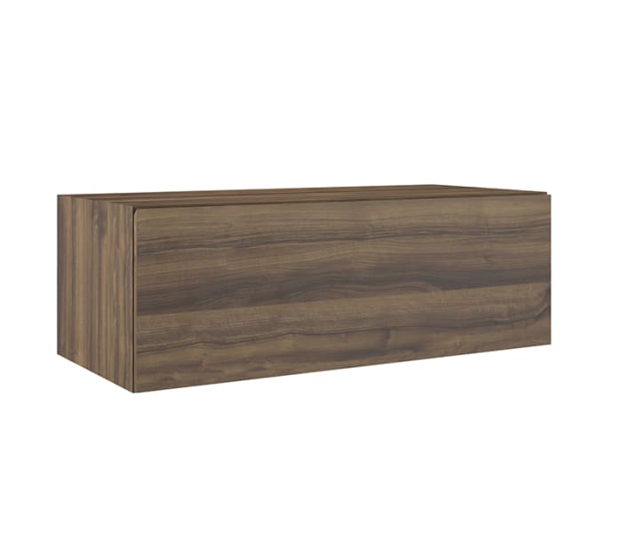 Mueble de baño con encimera de madera 10 cm de altura con cajonera Visobath Nomad monocolor Detalle 5