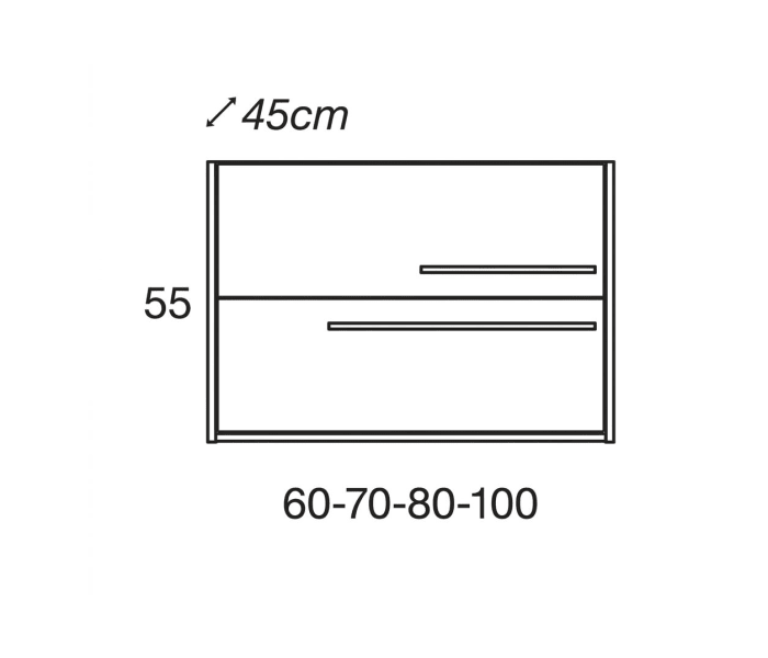 Mueble de baño Viso Aqua Croquis 31
