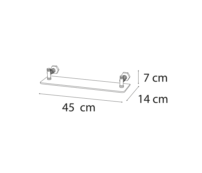 Repisa de baño Mediterránea del baño Intro Croquis 1