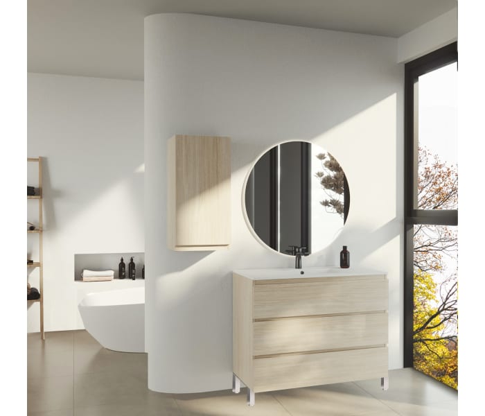 Mueble de baño color madera Bruntec Vilma Principal 2