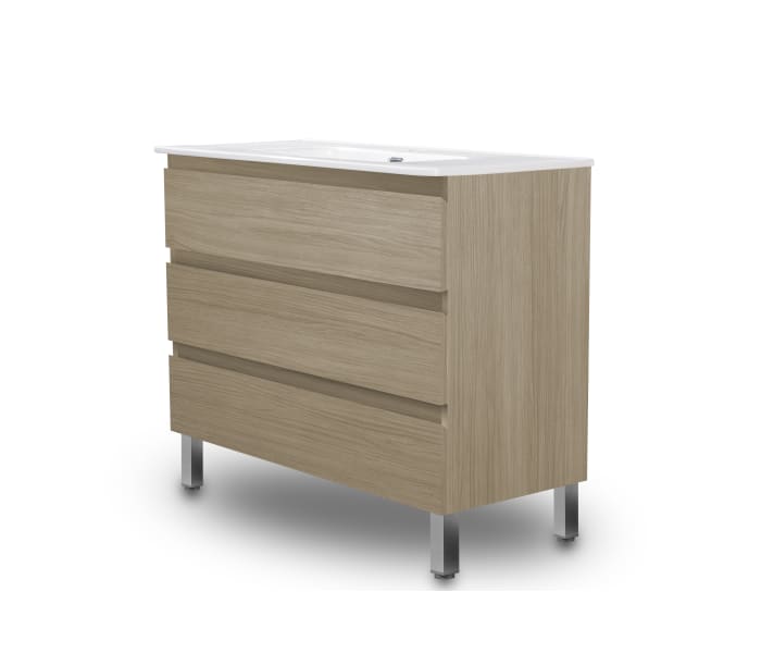 Mueble de baño color madera Bruntec Vilma Principal 5