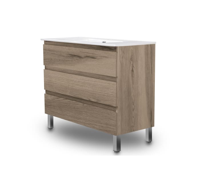 Mueble de baño color madera Bruntec Vilma Principal 3