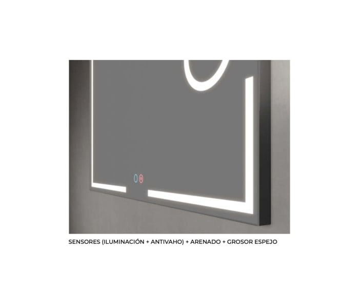 Espejo de baño con luz LED Ledimex Malta Detalle 5