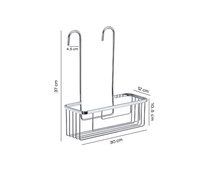 Cesta colgable para ducha Gedy Croquis 4