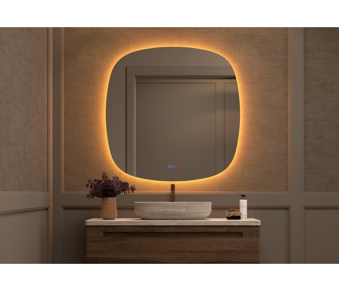 Espejo de baño con luz LED Bruntec Look Principal 5