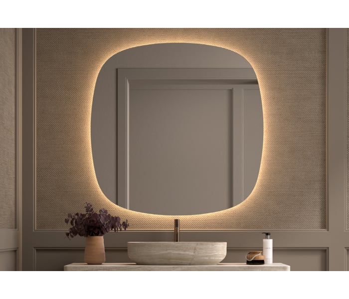 Espejo de baño con luz LED Bruntec Look Principal 0