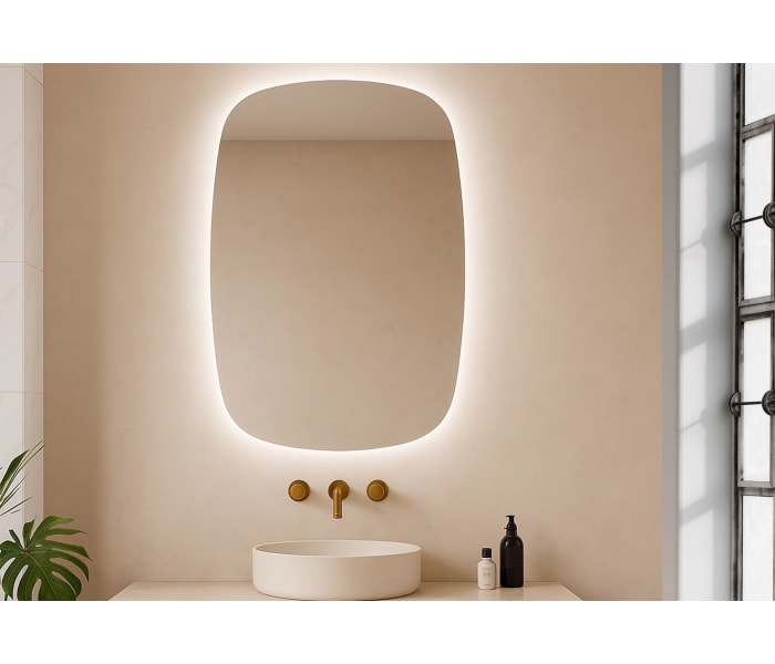 Espejo de baño con luz LED de Bruntec Look Ambiente 3
