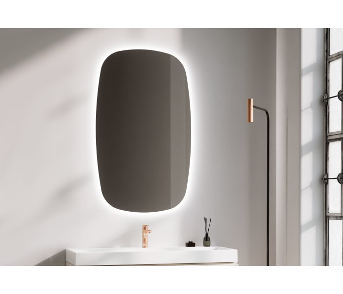 Espejo de baño con luz LED de Bruntec Look Ambiente 2