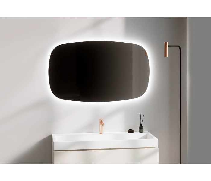 Espejo de baño con luz LED de Bruntec Look Principal 0