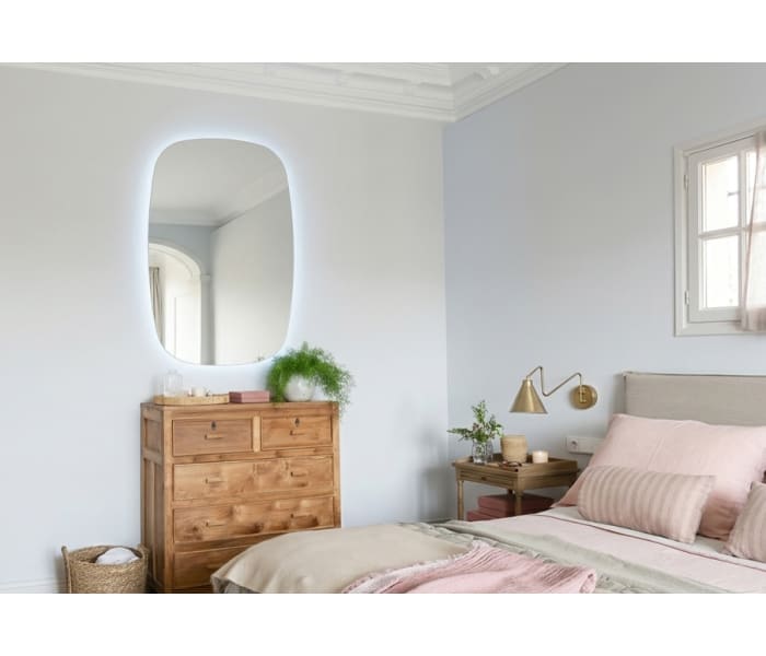 Espejo de baño con luz LED Bruntec Look Principal 2