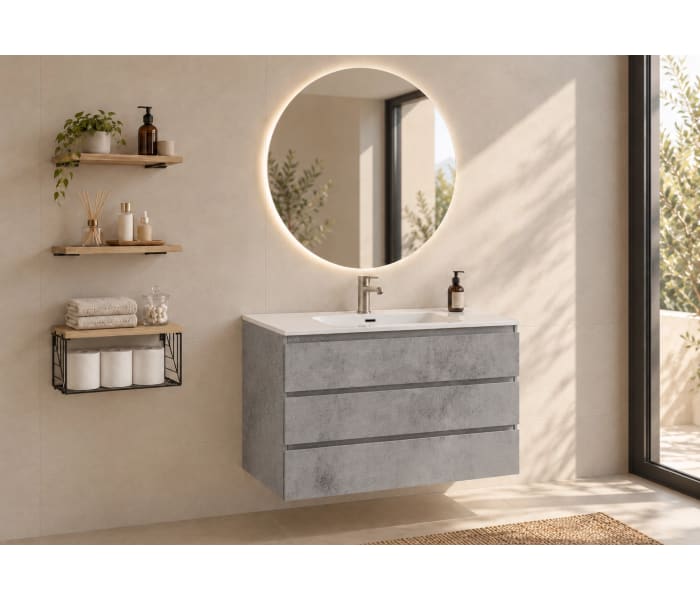 Mueble de baño MDF lacado Bruntec Vilma Principal 9