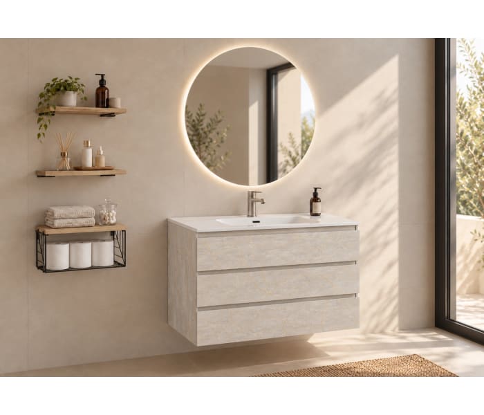 Mueble de baño MDF lacado Bruntec Vilma Principal 11