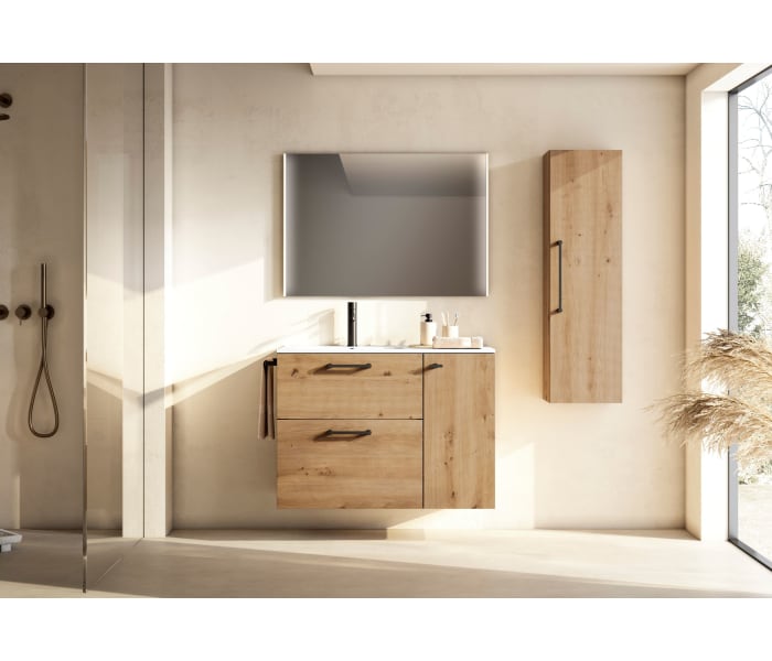 Conjunto de mueble de baño suspendido con lavabo Flat VisoBath Verso Principal 7