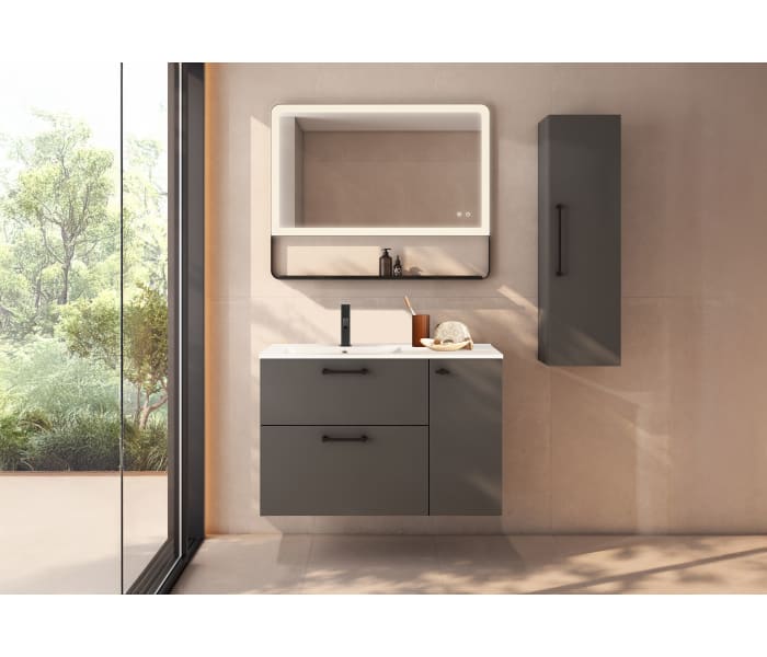 Conjunto de mueble de baño con o sin banquillo con lavabo Flat VisoBath Verso Principal 0