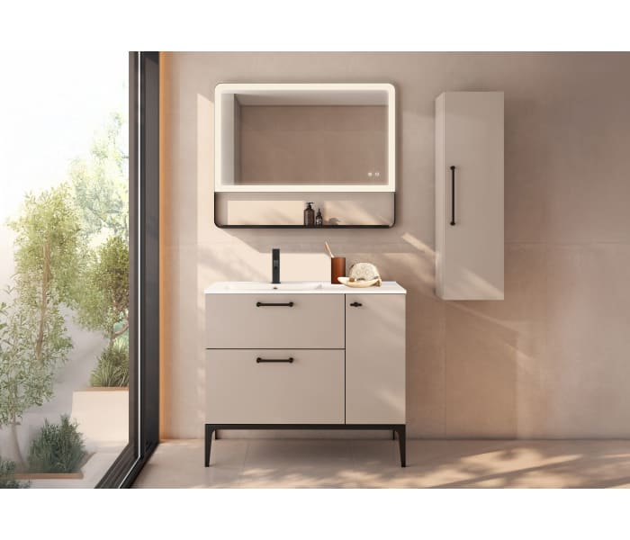 Conjunto de mueble de baño con o sin banquillo con lavabo Flat VisoBath Verso Principal 6