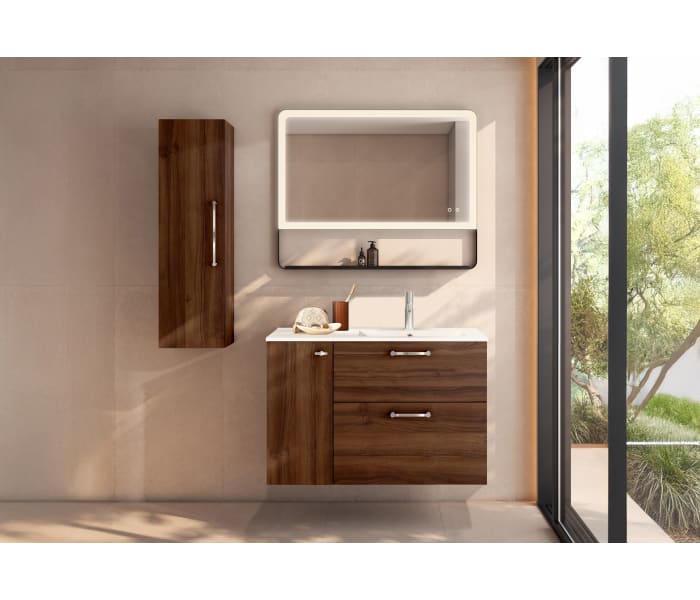 Conjunto de mueble de baño con o sin banquillo con lavabo Flat VisoBath Verso Principal 5