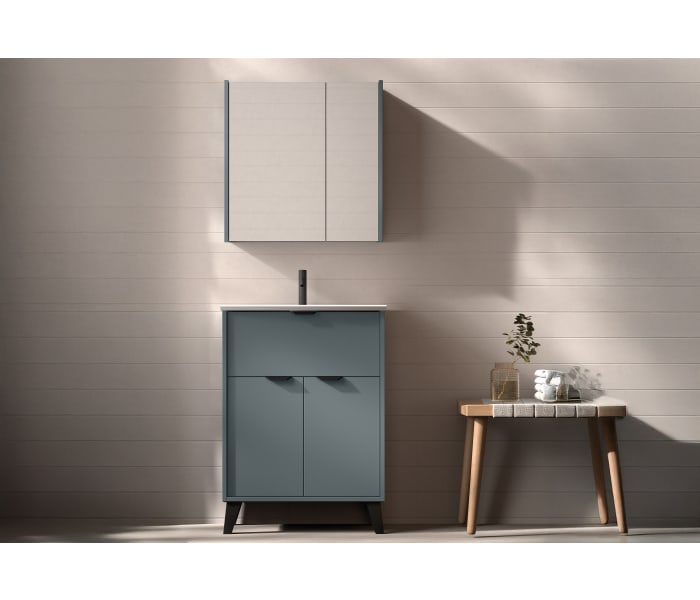 Conjunto mueble de baño fondo reducido 35.5 cm Midi Visobath Principal 0