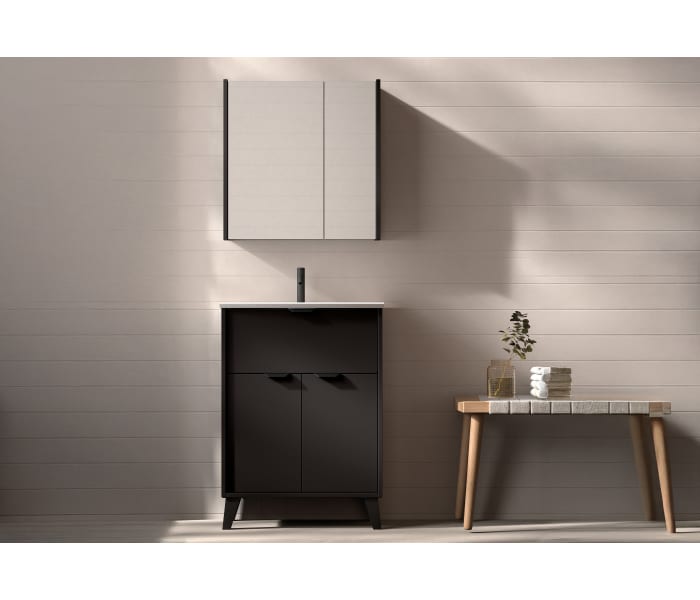 Conjunto mueble de baño fondo reducido 35.5 cm Midi Visobath Principal 1