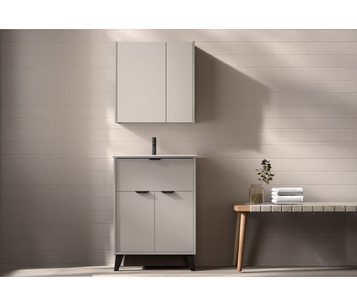 Conjunto mueble de baño fondo reducido 35.5 cm Midi Visobath Principal 4