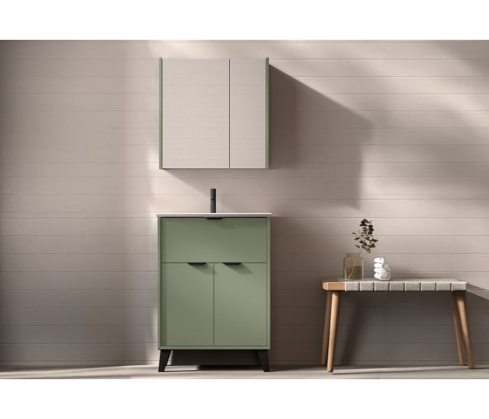 Conjunto mueble de baño fondo reducido 35.5 cm Midi Visobath Principal 6