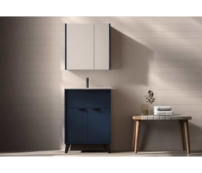 Conjunto mueble de baño fondo reducido 35.5 cm Midi Visobath Principal 7