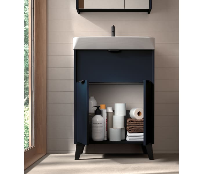 Conjunto mueble de baño fondo reducido 35.5 cm Midi Visobath Detalle 1