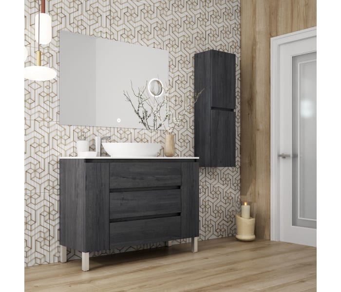 Mueble De Baño A Suelo 3 Cajones 60 Kloe