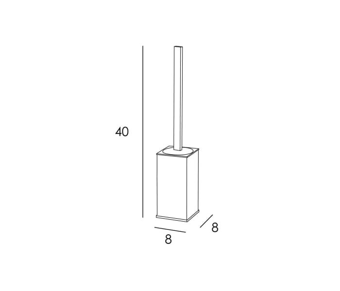 Escobillero de baño Manillons Torrent Croquis 2
