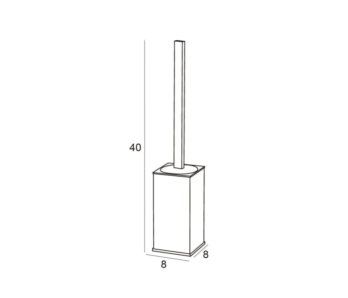 Escobillero de baño Manillons Torrent Yass Croquis 3