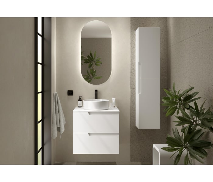 Mueble de baño con encimera del mismo color del mueble Salgar Vima Principal 0