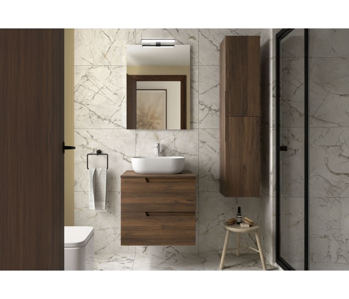 Mueble de baño con encimera del mismo color del mueble Salgar Vima Principal 2