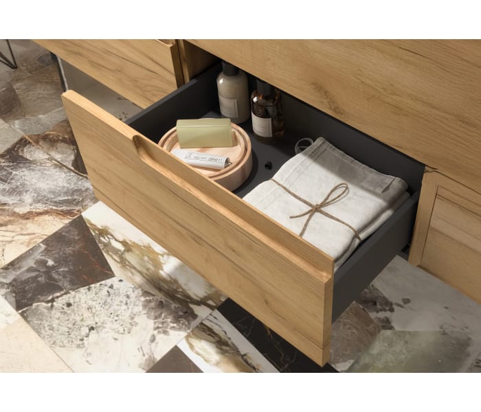 Mueble de baño con encimera del mismo color del mueble Salgar Vima Detalle 4