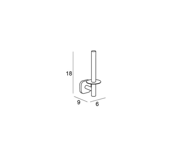 Portarrollos de baño Manillons Torrent Bassic Croquis 2